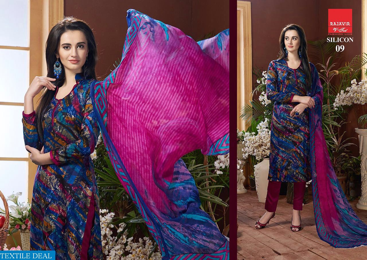 Rajavir Silicon Wholesale Summer collection dress material